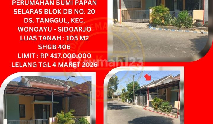 Jual Rumah Lelang Bank di Sidoarjo (Bumi Papan Selaras - Wonoayu) : Lelang Kpknl