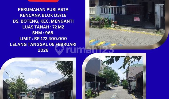 Sell Bank Auction House in Menganti (Puri Asta Kencana) - KPknl Auction 1