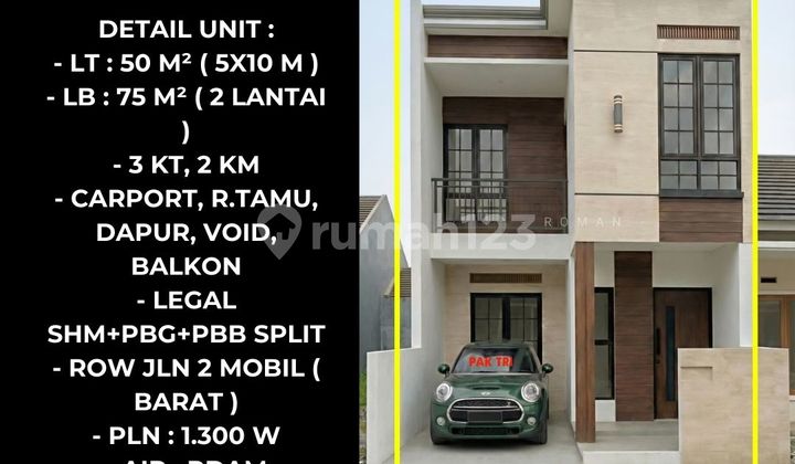 Rumah Dijual Rungkut Surabaya Timur (2 Lantai) - 7 Menit ke Merr 1
