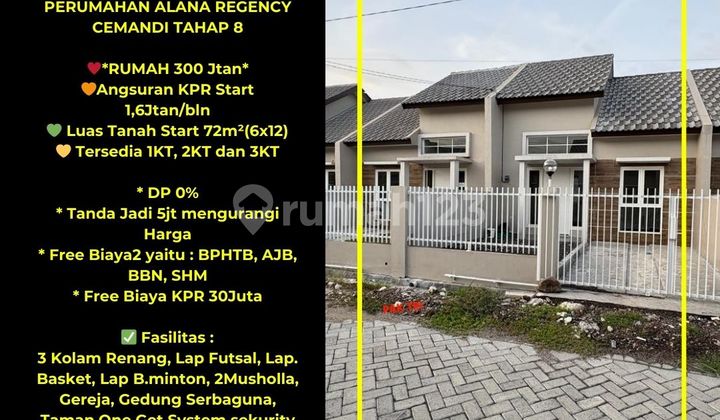 Rumah DP 0% di Batas Kota Surabaya Timur Dekat Merr : Perum Alana Regency Cemandi Tahap 8 1