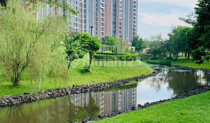 For Rent Marigold Apartment 2 BR 12th Floor Botanical Garden View Navapark BSD Tangerang