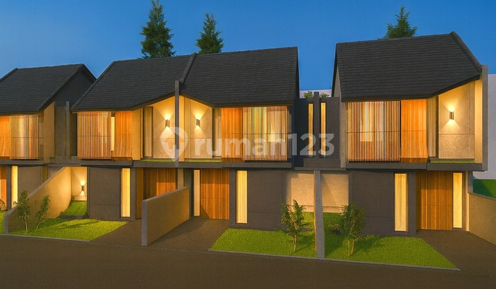 Dekat Kampus UGM, Dijual Rumah Jogja Model Tropis Ada Kolam Renang