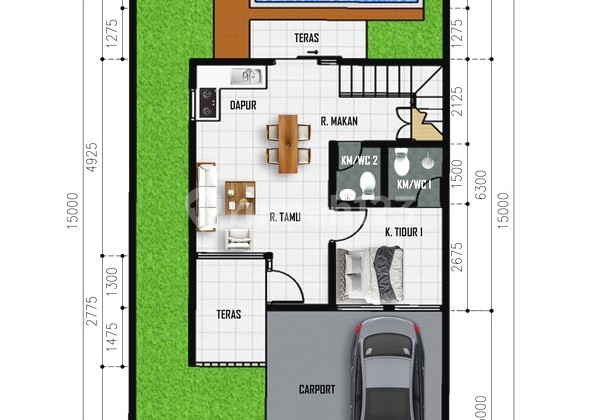5 Minutes to Sindu Kusuma Edupark, House for Sale in Jogja Sleman with Swimming Pool. 2