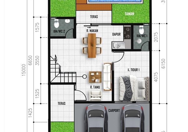 Jl. Kaliurang Km.10 Sleman, Rumah Jogja Model Industrial Bonus Kolam Renang 2
