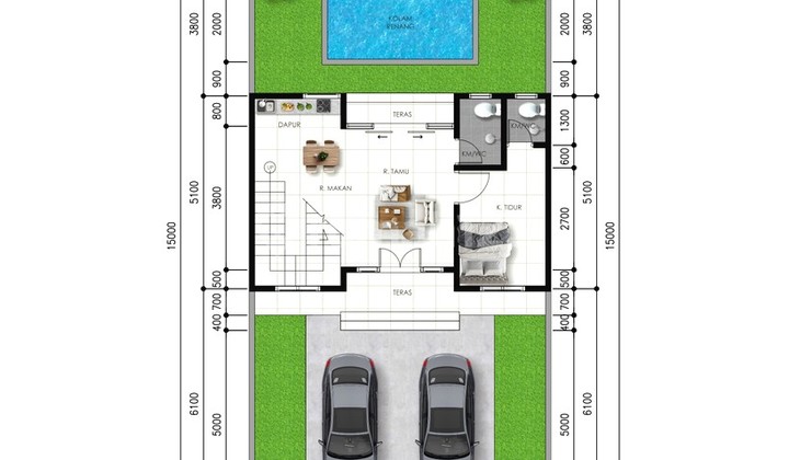 Jl. Kaliurang Km.10 Sleman Rumah Jogja Type 107 Dekat Kampus UII  2