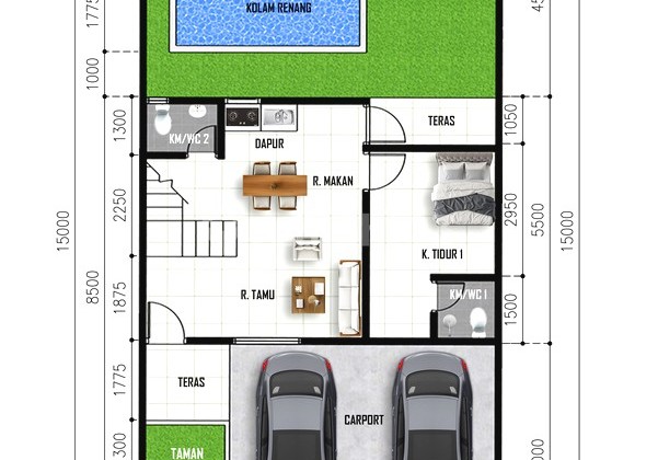 Jl. Kaliurang Km.10 Sleman, Jual Rumah Jogja Model Scandinavia Dekat UGM  2