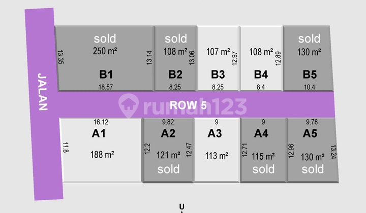 Rare Find! Strategic Land in Kaliurang KM 9, SHM Certificate, 121m² Plot, Negotiable Price.