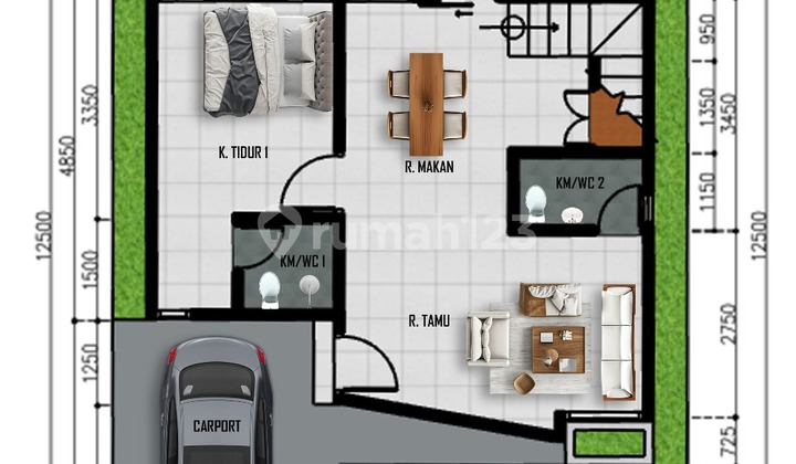 Jl. Besi Jangkang, Jual Rumah Jogja 2 Lantai Dekat RSU Gramedika  2