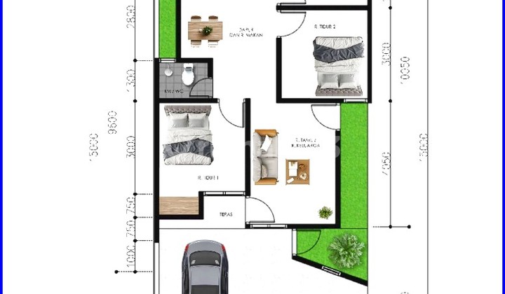 Wates, Rumah Jogja Model Japandi Type 65 Dekat Alun-alun Wates Wates, Rumah Jogja Model Japandi Type 65 Dekat Alun-alun Wates