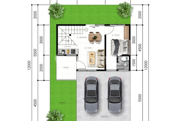 Kalasan, Industrial Style Yogyakarta House Near SMK Nasional Berbah 2