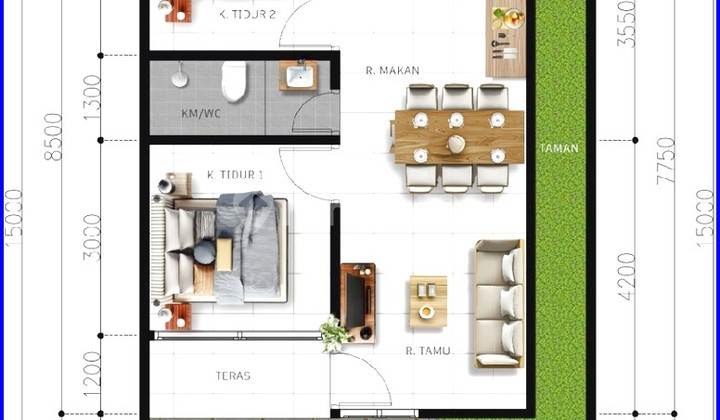 Purworejo, Rumah Murah Dekat Bandara YIA Model Japandi Type 50 Purworejo, Rumah Murah Dekat Bandara YIA Model Japandi Type 50