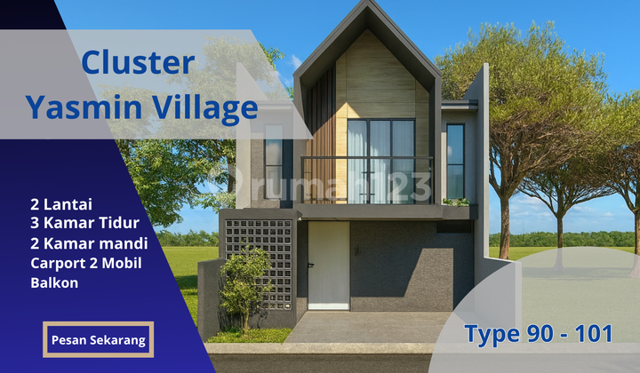 Jl. Kaliurang Km 14, Jl. Besi, 1 Km ke Kampus UII, 2 Lantai - 3 Kmr Tidur 2 Kmr Mandi, Carport muat 2 mobil 2