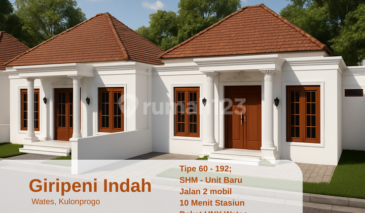 Wates Classic Style City 4 Km from Kulonprogo Police Station Easy Installments