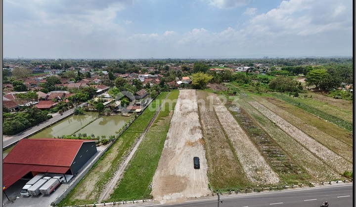Tanah Sleman tepi jalan raya. dekat dengan Pasar Godean dan RS PKU. cocok dibangun rumah