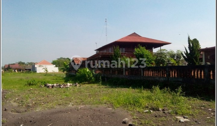 Sinduharjo Jogja, dekat jalan Palagan,tepi jalan aspal, lebar depan 13 m, siap bangun