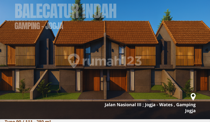 Gamping, 2 Lantai 3 Kamar, 8 Menit Kampus UMY, Dekat Jl Nasional Jogja - Wates