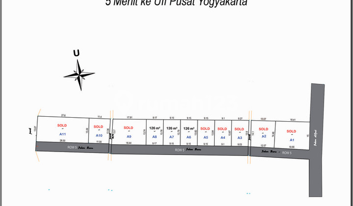 Kaliurang Atas, Edge of Asphalt Road, 3 km to UII, Ready to Build with SHM Land Certificate