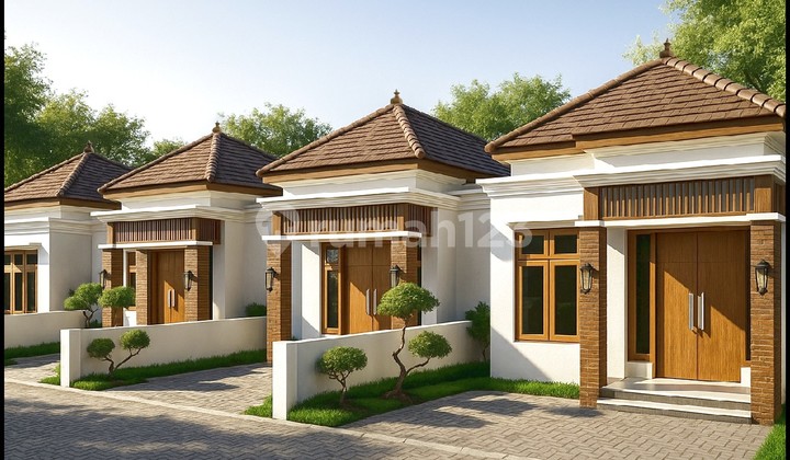 5 Menit Bandara YIA Rumah Dijual Model Bali Style Type 50 di Pengasih Kulon Progo	