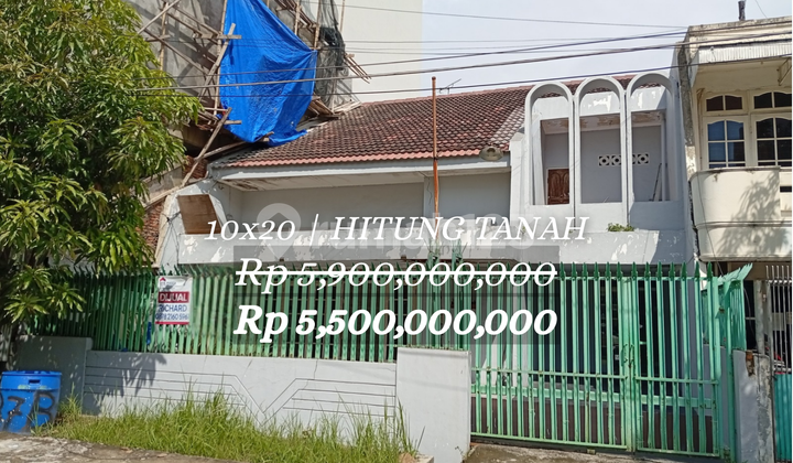 Rumah Muara Karang Hitung Tanah Blok Favourite 10X20