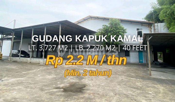 Commercial Warehouse Kapuk Kamal Raya Roadside Near Toll Road Commercial Warehouse Kapuk Kamal Raya Roadside Near Toll Road