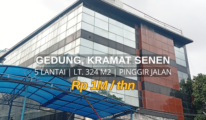 Gedung Office 1,600M Dalam Komplek Pinggir Jalan