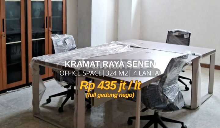 Office Space Jl. Kramat Raya Senen 324m2