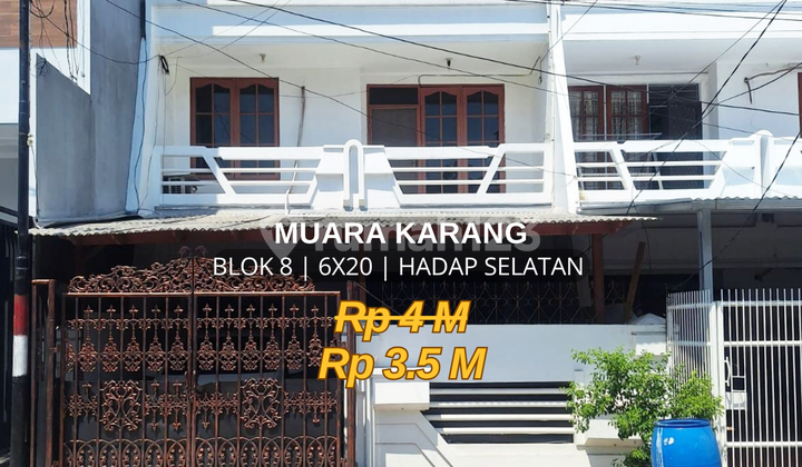 Rumah Rapih Muara Karang 6X20 Blok Favourite