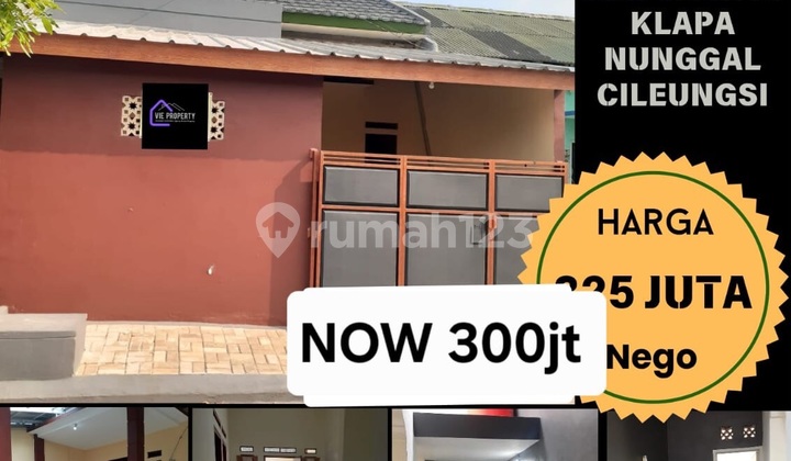 Best Price! Jual Cepat Rumah Di Cileungsi Klapa Nunggal 1