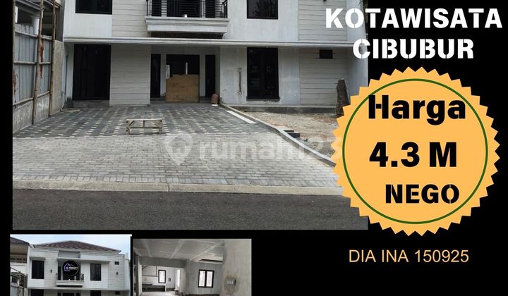 Dijual Rumah Baru Renov Di Kotawisata Cibubur