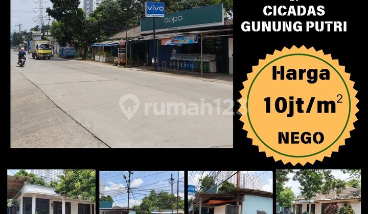 Tanah Bonus Rumah dan 3 Toko di Cicadas Gunung Puteri Tanah Bonus Rumah dan 3 Toko di Cicadas Gunung Puteri