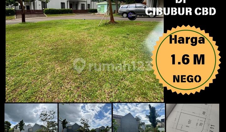 Land Plot within Cluster Hook Position in Cibubur CBD Opposite Citra Gran
