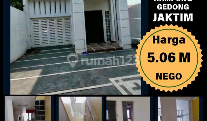 Dijual Rumah Dua Lantai Area Residential Kampung Gedong