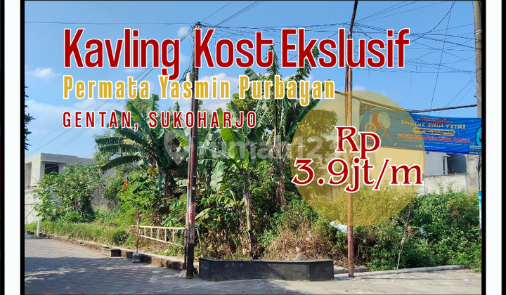 Land for sale 156 m2 SHM in Gentan, Solo. Land for sale 156 m2 SHM in Gentan, Solo.