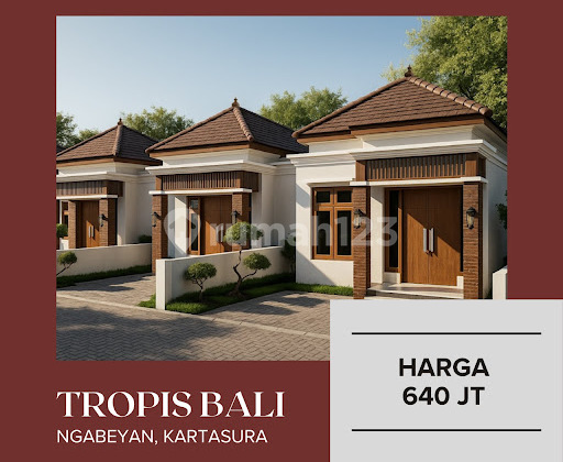 For Sale: Balinese Style House in Ngabeyan, Kartasura, Price 630 Million 1