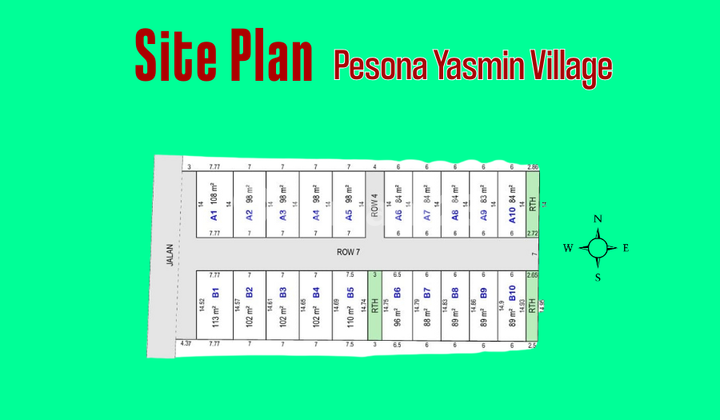 Tanah Dijual 113 m2 SHM di Barat Boyolali