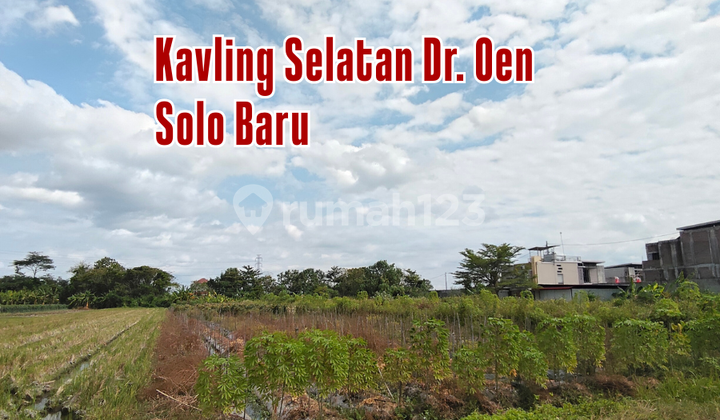 Tanah 115 m2 SHM Pekarangan di  Solo Baru