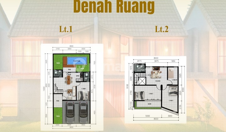 Mojosongo, Boyolali Rumah 2 Lantai Type 90/100 SHM +IMB Mojosongo, Boyolali Rumah 2 Lantai Type 90/100 SHM +IMB