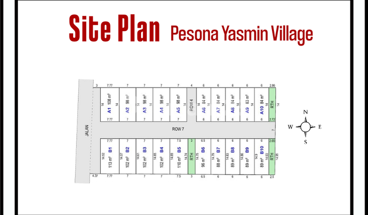Tanah 136 m2 SHM di Boyolali Kota, Boyolali