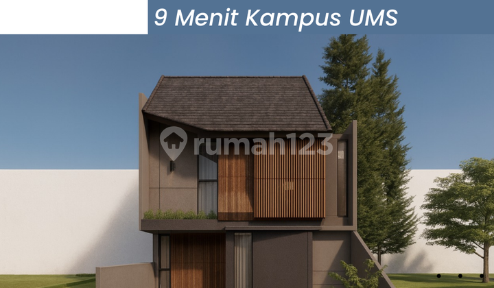 Kartosuro, Sukoharjo Rumah 2 lantai type 90 Semi furnished Bagus