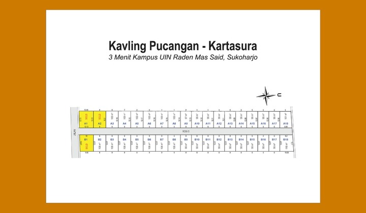 Selatan UIN Surakarta Rumah SHM Semi Furnished Bagus  2