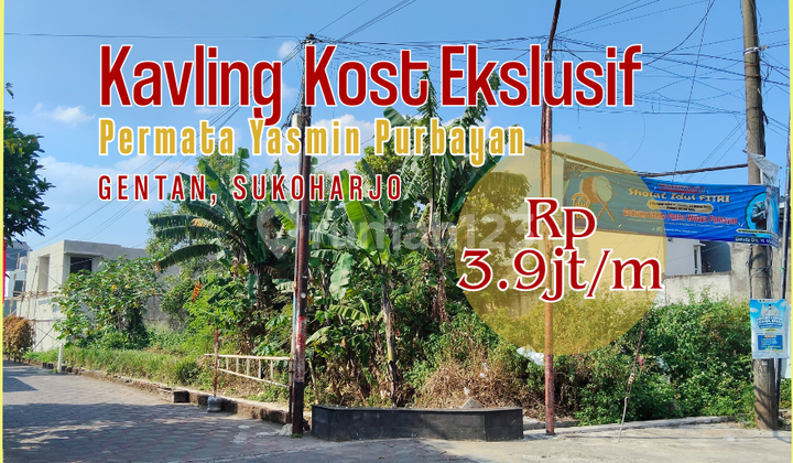 Tanah 193 m2 SHM Purbayan, Gentan, Sukoharjo