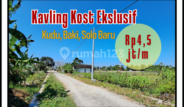 Tanah dijual  150 m2 SHM di Grogol, Solo
