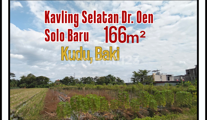 Tanah dijual  150 m2 SHM di Grogol, Solo