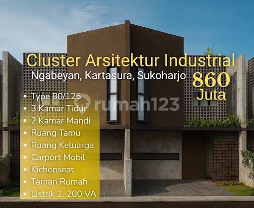 Dijual Rumah Siap Bangun di Ngabeyan, Kartasura Harga3,5 Jt/m²