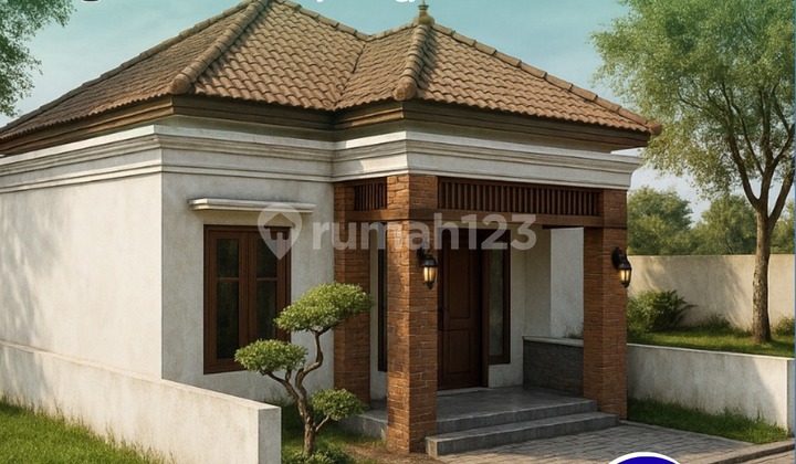 Dekat Area Kopassus, 7 menit dari bandara, pemandangan gunung, Rumah Desain Bali di Solo Dekat Area Kopassus, 7 menit dari bandara, pemandangan gunung, Rumah Desain Bali di Solo