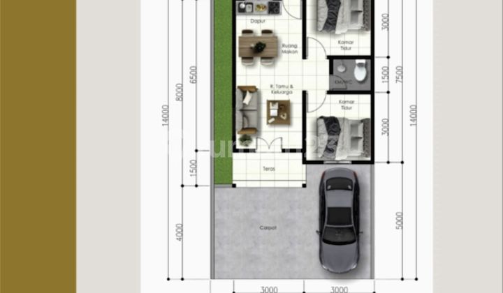 Near Indriati Hospital, 2 minutes to Pan Brother, SHM & PBG, Classic Minimalist.