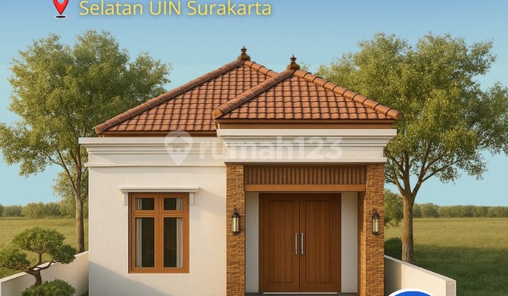 Pucangan Kartosuro, 5 minutes to toll road, mountain view, Balinese Design House in Solo