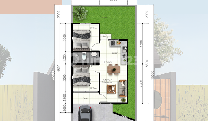 Jual Rumah bergaya modern di Mojosongo Boyolali