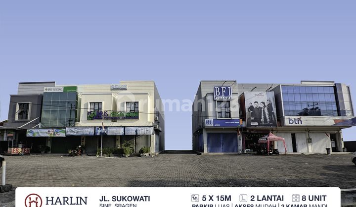 [For Rent] 2-Story Shop House on Jalan Sukowati, Sine, Sragen