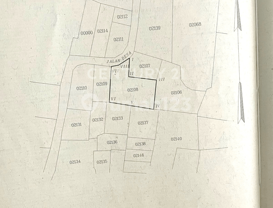 Land with Building House in Bugel Salam Tegal Danas (Negotiable)